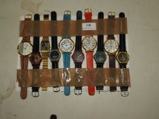 *Ten Assorted Fashion Watches (As Per Photograph)