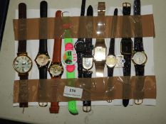 *Ten Assorted Fashion Watches (As Per Photograph)