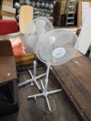 *Two Floor Standing Pedestal Fans