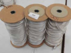 *Three Rolls of Gold & Cream Ribbon