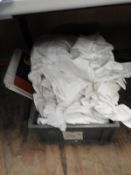 *Quantity of White Linen Tablecloths