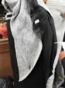 *Roll of Black Quilted Fabric