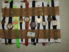 *Ten Assorted Fashion Watches (As Per Photograph)