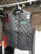 *Two Front Row & Company Quilted Black Gilets