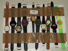 *Ten Assorted Fashion Watches (As Per Photograph)