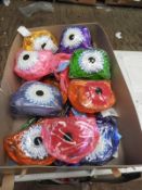 *24 PVC Cosmetics Bags (Various Colours)