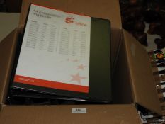 *Box of 5 A4 Ring Binders