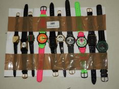 *Ten Assorted Fashion Watches (As Per Photograph)