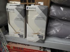 *Six Konig White Faux Leather iPhone Cases