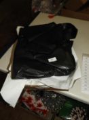 *Box of Black Plastic Bin Liners and White Carrier