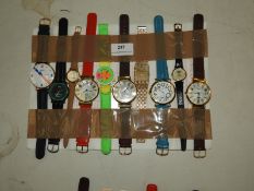 *Ten Assorted Fashion Watches (As Per Photograph)