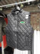 *Two Front Row & Company Quilted Black Gilets