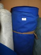 *~50m Roll of Blue Upholstery Fabric