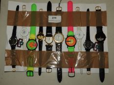 *Ten Assorted Fashion Watches (As Per Photograph)