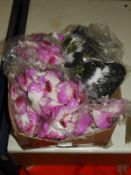 *Box of Assorted Clip-On Artificial Flowers