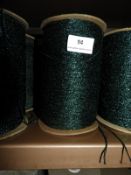 *Three Emerald Green Sparkly Thread