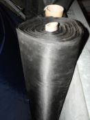 *5 Rolls Containing ~50m of Black Fabric