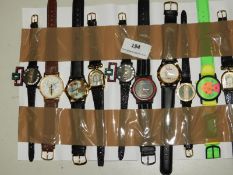 *Ten Assorted Fashion Watches (As Per Photograph)