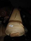 *Roll of Beige Self Pattern Stripe Fabric