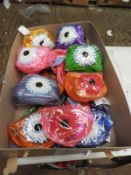 *24 PVC Cosmetics Bags (Various Colours)