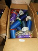 *40 Assorted Cones of Mixed Coloured Threads