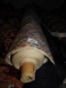 *Roll of Patterned Upholstery Fabric