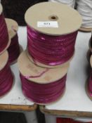 *~600 Yards of Fuschia Coloured Sequins