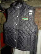 *Two Front Row & Company Quilted Black Gilets