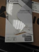 *Ten Konig iPhone 6+ White Phone Cases