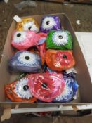 *24 PVC Cosmetics Bags (Various Colours)