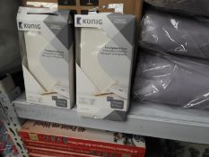 *Six Konig White Faux Leather iPhone Cases