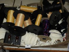 *Assorted Sequins, Threads, etc.