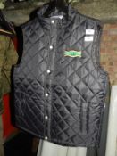 *Two Front Row & Company Quilted Black Gilets