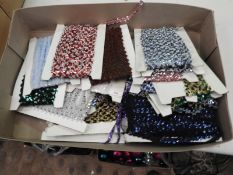*Box of 20 Assorted Sequin & Lace Fringing & Edgin