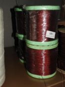 *Four Rolls Red Braided Thread