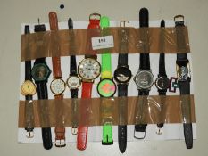 *Ten Assorted Fashion Watches (As Per Photograph)