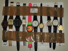 *Ten Assorted Fashion Watches (As Per Photograph)