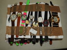 *Ten Assorted Fashion Watches (As Per Photograph)