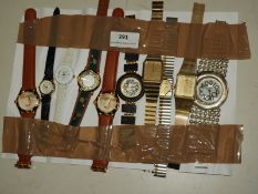 *Ten Assorted Fashion Watches (As Per Photograph)