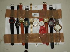 *Ten Assorted Fashion Watches (As Per Photograph)
