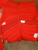 *Ten Red Cloths with Brown Edging