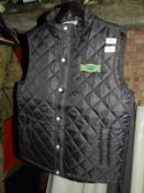 *Two Front Row & Company Quilted Black Gilets