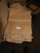 *Quantity of Brown Paper Carrier Bags