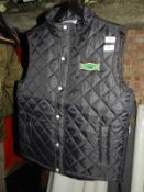 *Two Front Row & Company Quilted Black Gilets