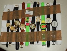 *Ten Assorted Fashion Watches (As Per Photograph)