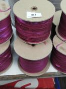 *~600 Yards of Fuschia Coloured Sequins