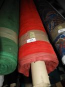 *28m of Red Faux Suede Cloth