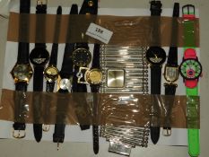 *Ten Assorted Fashion Watches (As Per Photograph)
