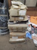 *Nine Boxes of Assorted Flat-Pack Furniture Compon