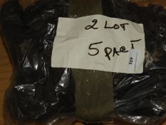 *Five Packs of Brown Knitted Panels